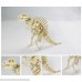 Dinosaur 3D Wooden Puzzle Stegosaurus Triceratops Tyrannosaurus Spinosaurus Brontosaurus Hadrosaurus DIY Models Set Puzzle Gift Brain Teaser Toy for Kids Adult B079HPP735
